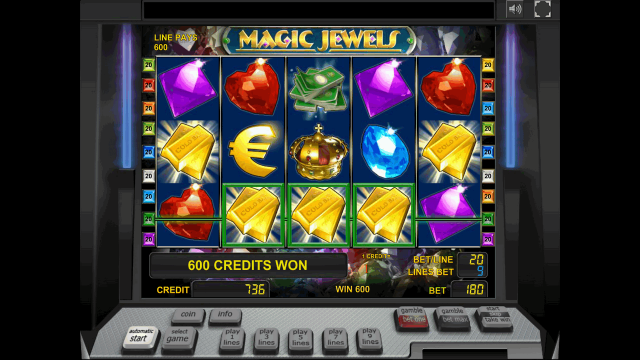 Игровой интерфейс Magic Jewels 7
