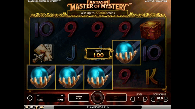 Бонусная игра Fantasini: Master Of Mystery 9