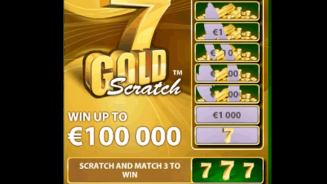 Игровой интерфейс 7 Gold Scratch 7