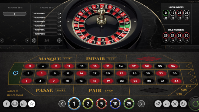 Бонусная игра French Roulette 5